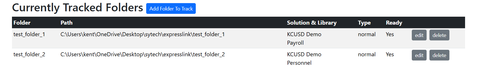 Screenshot of context menu option