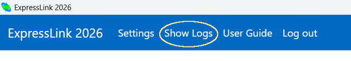 App Navigation Bar with Settings highlighted